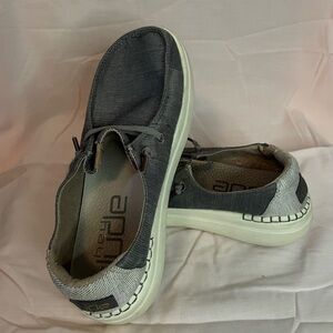 Hey Dude Women’s Charcoal Slip-On Loafers